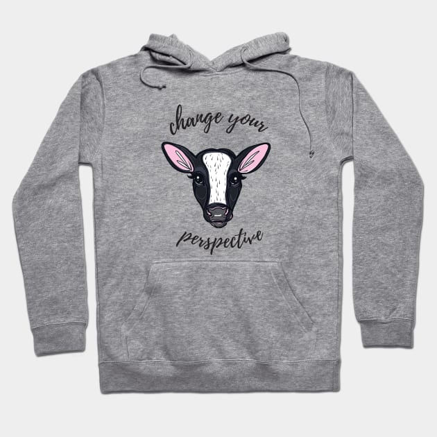 Change Your Perspective White Blaze Hoodie by IllustratedActivist